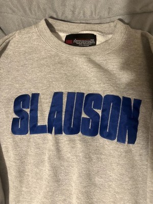 Marathon Clothing Nipsey Hussle TMC Crewneck Sweatshirt Gray Blue SLAUSON - RARE