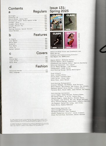 Clash Magazine #131 – Summer 2025 | Haim Cover | Olivia Dean Feature - Picture 2 of 3