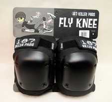 187 Killer Pads Fly Knee - Black - Size Small -Action Sports Bike Skate Pads