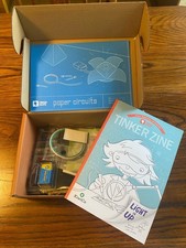 NEW Kiwi Co Tinker Crate - Make Your Own Paper Circuits Ages 9 Open Box