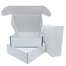 6 x 6 x 2 Inch 50 Pack Recyclable Gift Mailers Corrugated Shipping Boxes