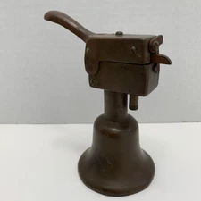 Antique Guinco Brass Bell Table Lighter ~ 1920's Art Deco