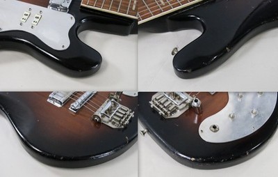 1960s Teisco WG-2L Electric Guitar Japan Sunburst (Needs Work