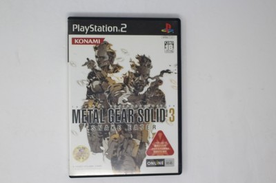 Metal Gear Solid 3 Snake Eater PlayStation 2 JPN (Region Locked)