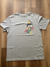Polo Ralph Lauren Polo Bear T-Shirt Gray Mens Large Paint Graphic Crew Neck Tee