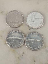 1867-1967 Canada Silver Dime 10 Cent 3 Lot Centennial Free Shipping +1992 clean