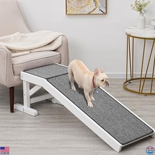 Dog Ramp for Bed  Couch - Non-Slip Carpet, 49.2" Long, Small/Medium Dogs