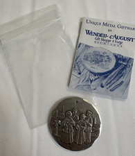 Wendell August Forge Vintage 1999 Aluminum Christmas Ornament Holiday Harmonies