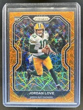 2020 Panini Prizm Jordan Love RC Lazer Rookie #363 Packers