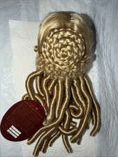 Monique Collection Doll Wig Brigitte Size 10-11 Blonde Banana Curls Braided NWT