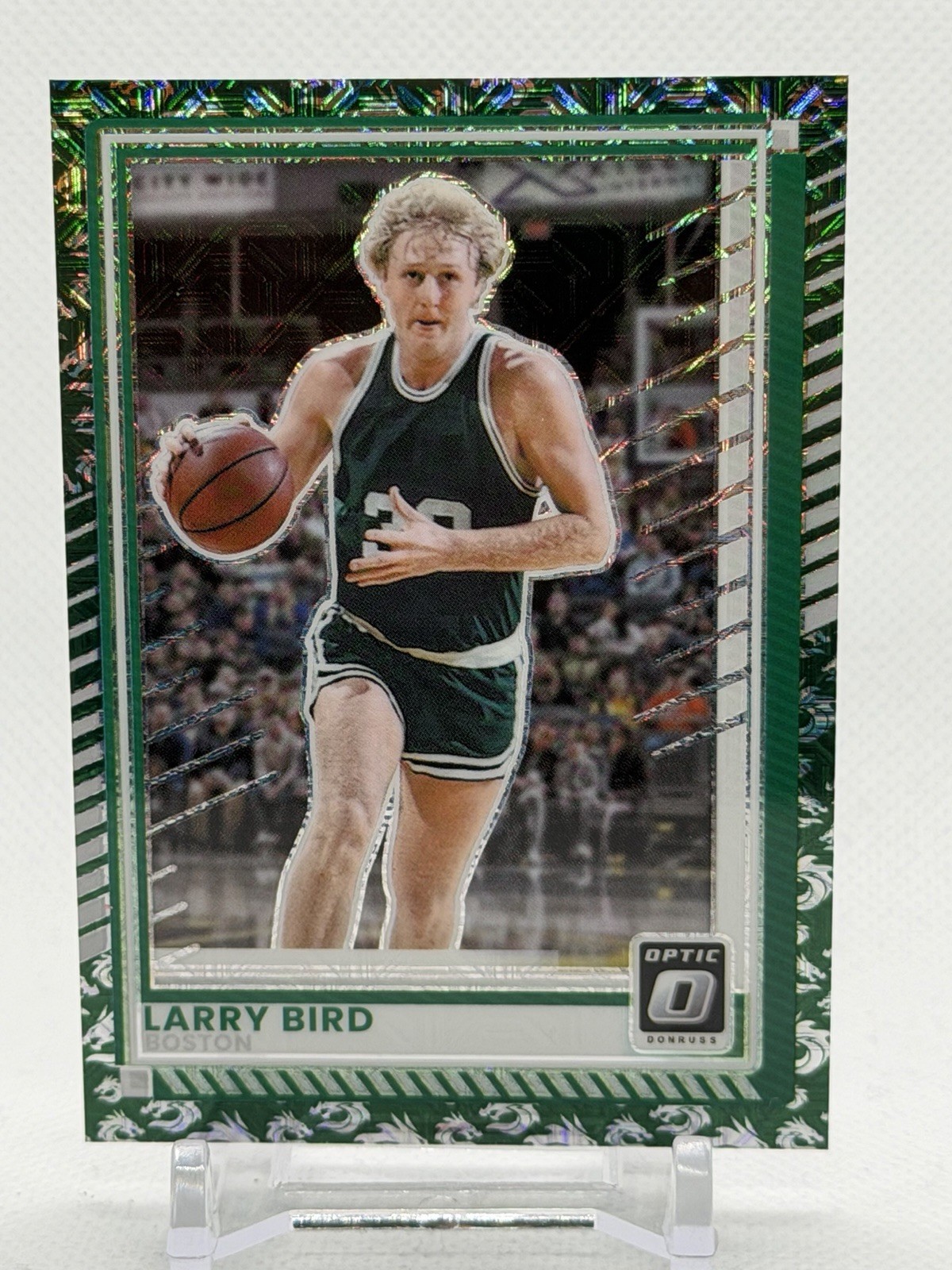 2025-26 Donruss Optic Larry Bird #140 Mojo Dragon Prizm Case Hit Ultra Rare SSP