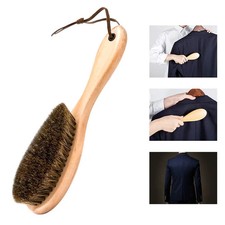Horse Hair Brush Wooden Handle Shoe Polish Brush Soft Laundry Cleaning Brush