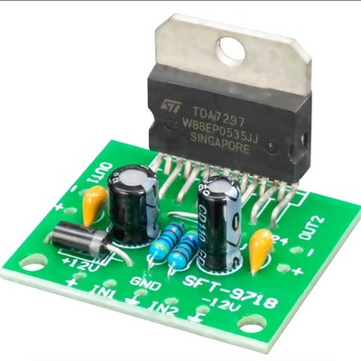 TDA7297 amplifier board spare parts DC 12V grade 2.0 dual audio encoding 15w @zx