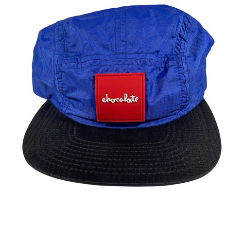 Chocolate Skateboards 5 Panel Hat Ripstop Nylon Blue Skate Unstructured Cap