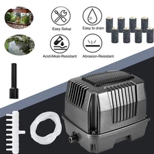 Pond Aerator Lake Outdoor Linear Pool Air Pump with Air Stone Kit 10000 Gallons