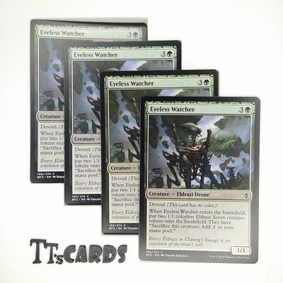 Eyeless Watcher 166 x4 Playset 4x MTG Magic the Gathering Battle for Zendikar