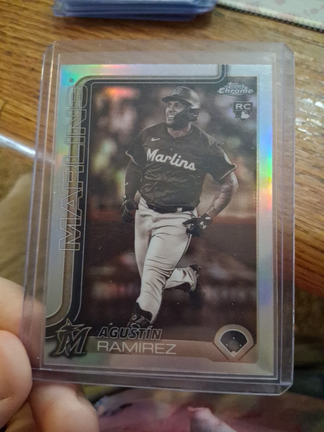 2025 Topps Chrome Update Agustin Ramirez #USC200 RC Refractor Marlins RC