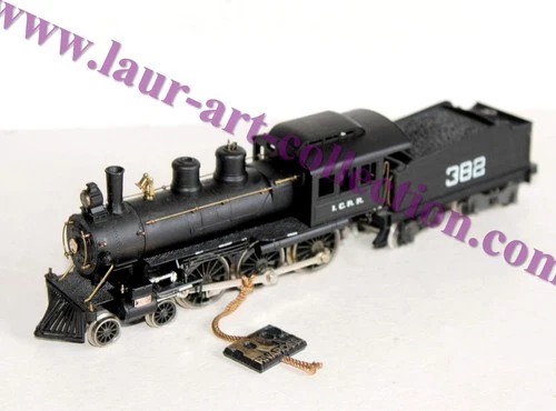 RIVAROSSI HO 1204 STEAM LOCOMOTIVE + TENDER ILLINOIS CASEY JONES 4-6-0 ICRR 382