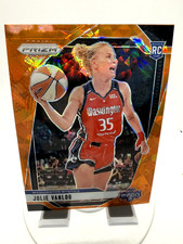 2024 Panini Prizm WNBA - Julie Vanloo #42 Orange Ice Prizm (RC)
