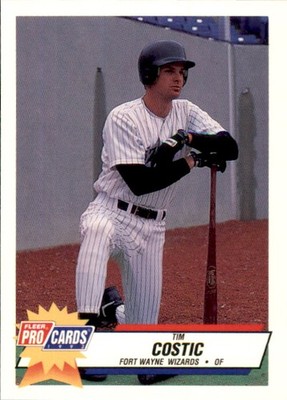 1993 Fort Wayne Wizards Fleer/ProCards 1980 Tim Costic Sepulveda California Card