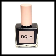 NCLA Beauty Nail Lacquer Polish in Back to Black NEW Full Size