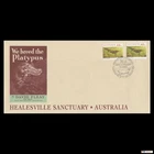1994 Healesville Sanctuary Platypus Breeding Cover and Postmark