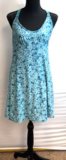 SECRET TREASURES WOMENS MEDIUM 8-10 TEAL PAISLEY PRINT RACERBACK NIGHTGOWN