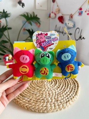 Tonde Burin Koburin Ta Set Banpresto 1995 Japan Plush Toy