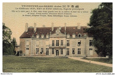 ATYP1-0013-10 - VENDEUVRE-SUR-BARSE - Le chateau - Façade principale