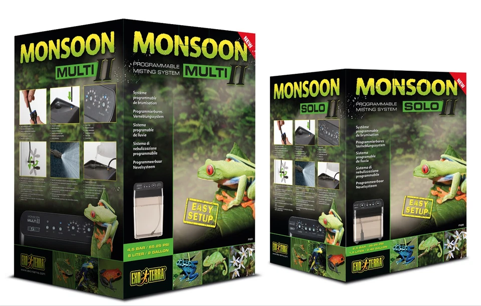 Exo Terra Monsoon Mister 11 Vivarium Misting System For Frogs Amphibians Reptile