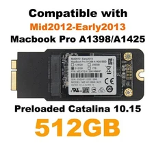 512GB SSD For MacBook Pro A1398 Mid 2012 Early 2013 A1425 Late 2012 Early 2013