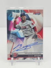 RAFAEL DEVERS 2020 BOWMANS BEST BEST OF 2020 AUTOGRAPH! BOSTON RED SOX!