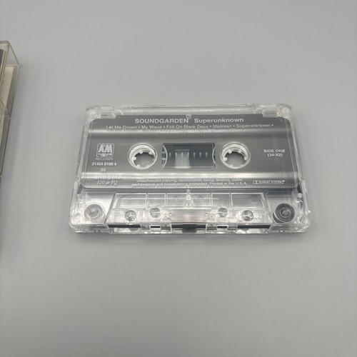 SOUNDGARDEN: Superunknown Cassette Tape 1994 A&M Records - Picture 3 of 4