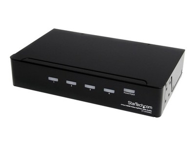 StarTech.com 4 Port High-Speed-HDMI Video Splitter mit Audio bis 15m