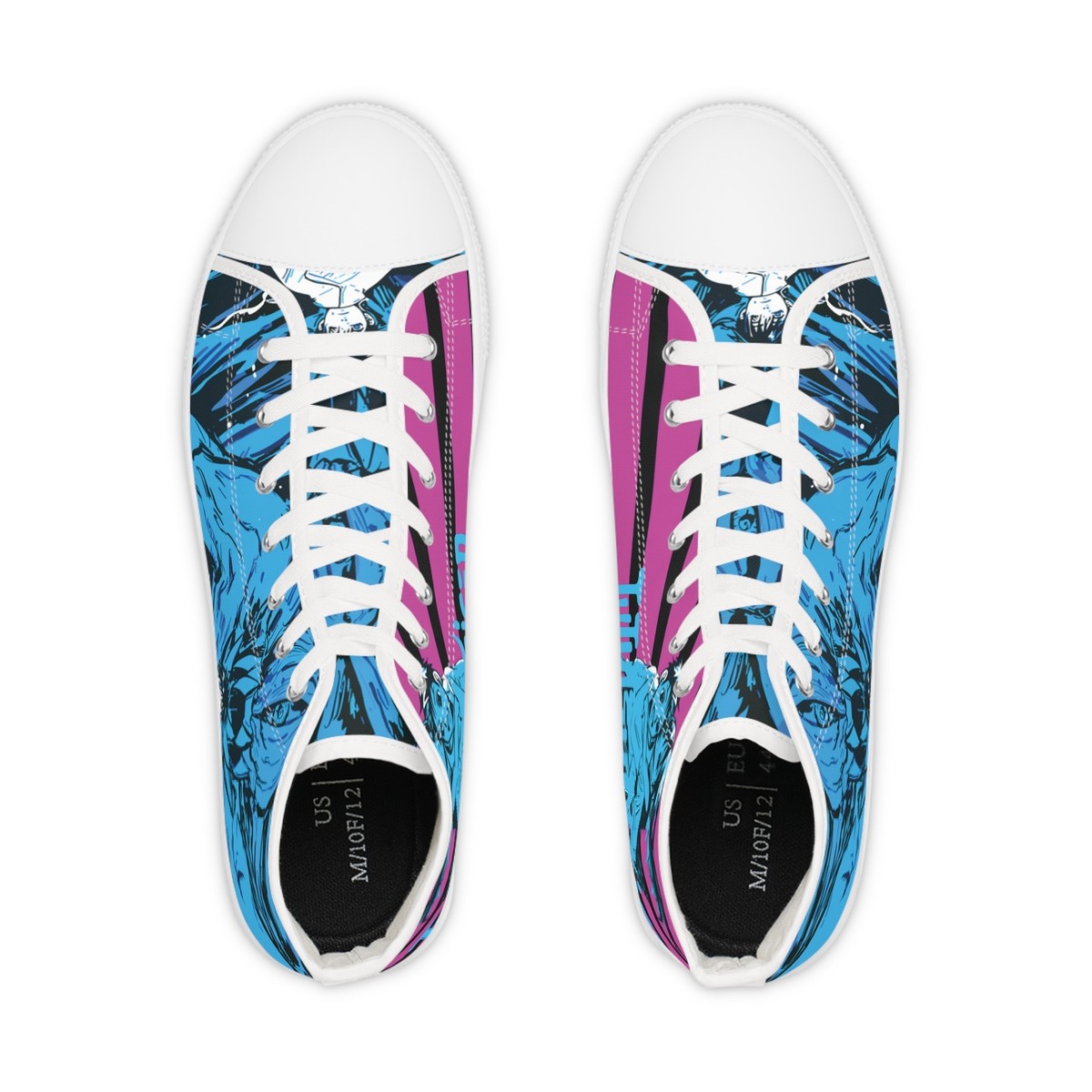 Men High Top Sneakers Yuta Rika Love jjk jujutsu kaisen Canvas