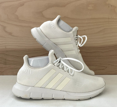 Adidas Womens 8.5M Swift Run 1.0 White Casual Lightweight Sneakers Athletic Shoe