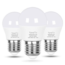 Vgogfly LED Refrigerator Light Bulb 40W Equivalent 120V A15 3 Pack, Daylight