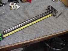 LUDWIG Double Tom Drum Mount Post Holder Part w/ L-Arm 70s 80s Vtg LONG