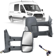 Passenger Right Side Tow Mirror with BLIS for Ford Transit 150 250 350