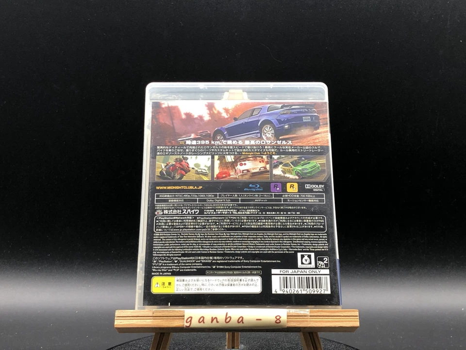 Midnight Club: Los Angeles (Sony PlayStation 3 PS3,2008) from japan - Image 2 of 4