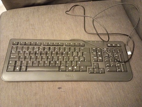 Dell Wired Keyboard All Working PC Keyboard -blaco QWERTZ