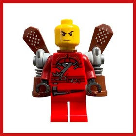 Rare Lego 9443 Ninjago Kai ZX and Rocket Pack Minifigure 2012 Retired