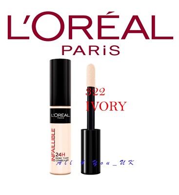 L'Oreal Paris Infallible More Than Concealer 322 IVORY