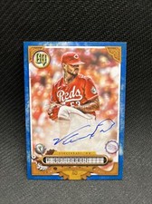 2022 TOPPS GYPSY QUEEN VLADIMIR GUTIERREZ BLUE BORDER AUTO 76/150 REDS