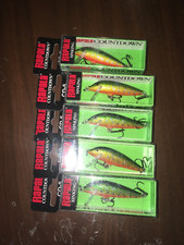 RAPALA COUNTDOWN 05=LOT OF 5 BROOK TROUT COLORED FISHING LURES==CD05