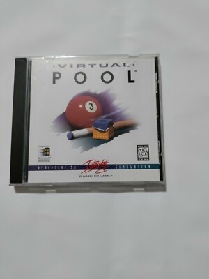 Virtual Pool Vintage Interplay Windows PC CD-ROM Video Game