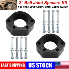 US 2" Thick Ball Joint Spacers Kit For 1988-2000 Chevy GMC C2500 K2500 2WD & 4WD