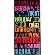 Telo mare piscina asciugamano spugna jacquard assorbente morbido cotone 90x165