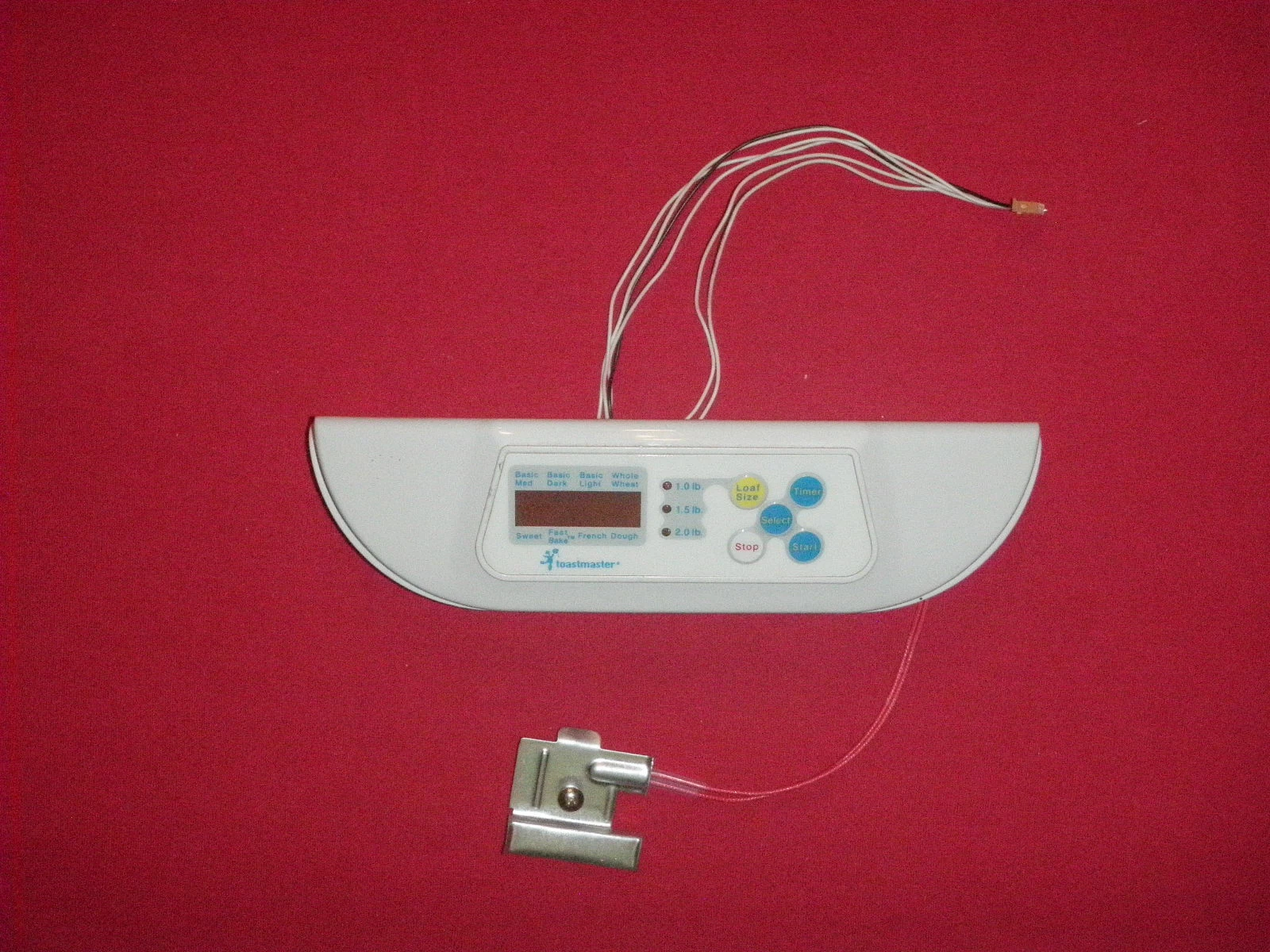 Control Panel and Temp Sensor for Toastmaster Bread Box Breadmaker Model 1148X