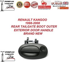 FOR RENAULT KANGOO I 1998-2008  REAR TAILGATE BOOT OUTER EXTERIOR DOOR HANDLE